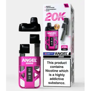 Pink Edition Angel 20000 Rechargeable Disposable Pod Kit